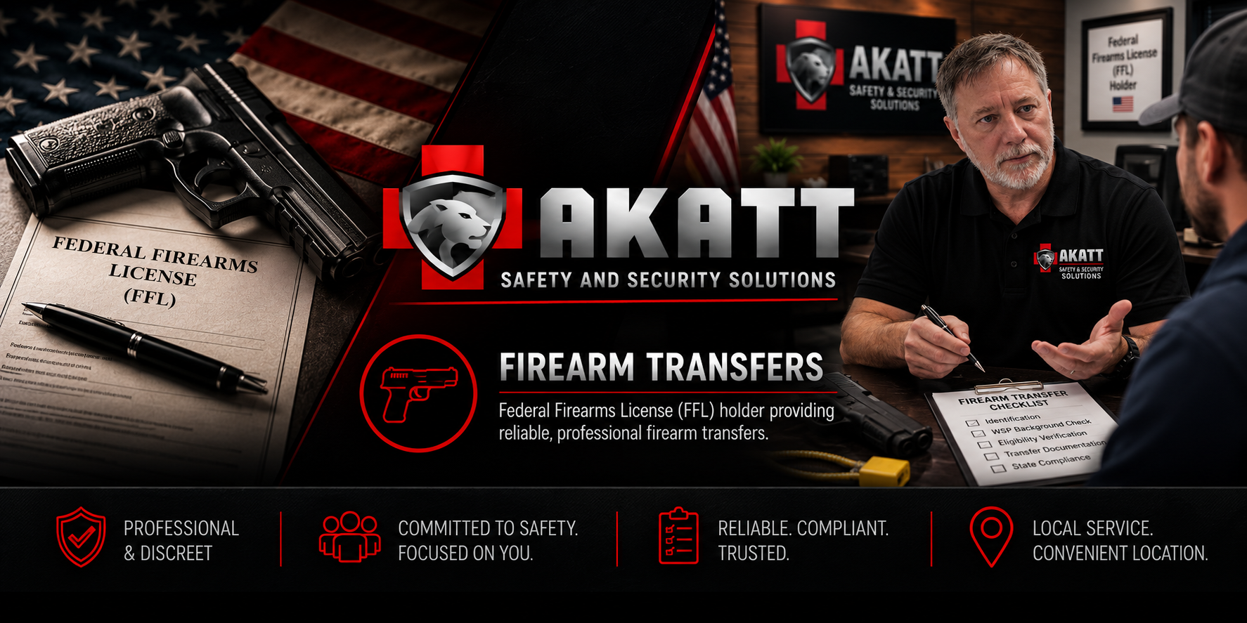 AKATT Firearm Transfer Services Banner